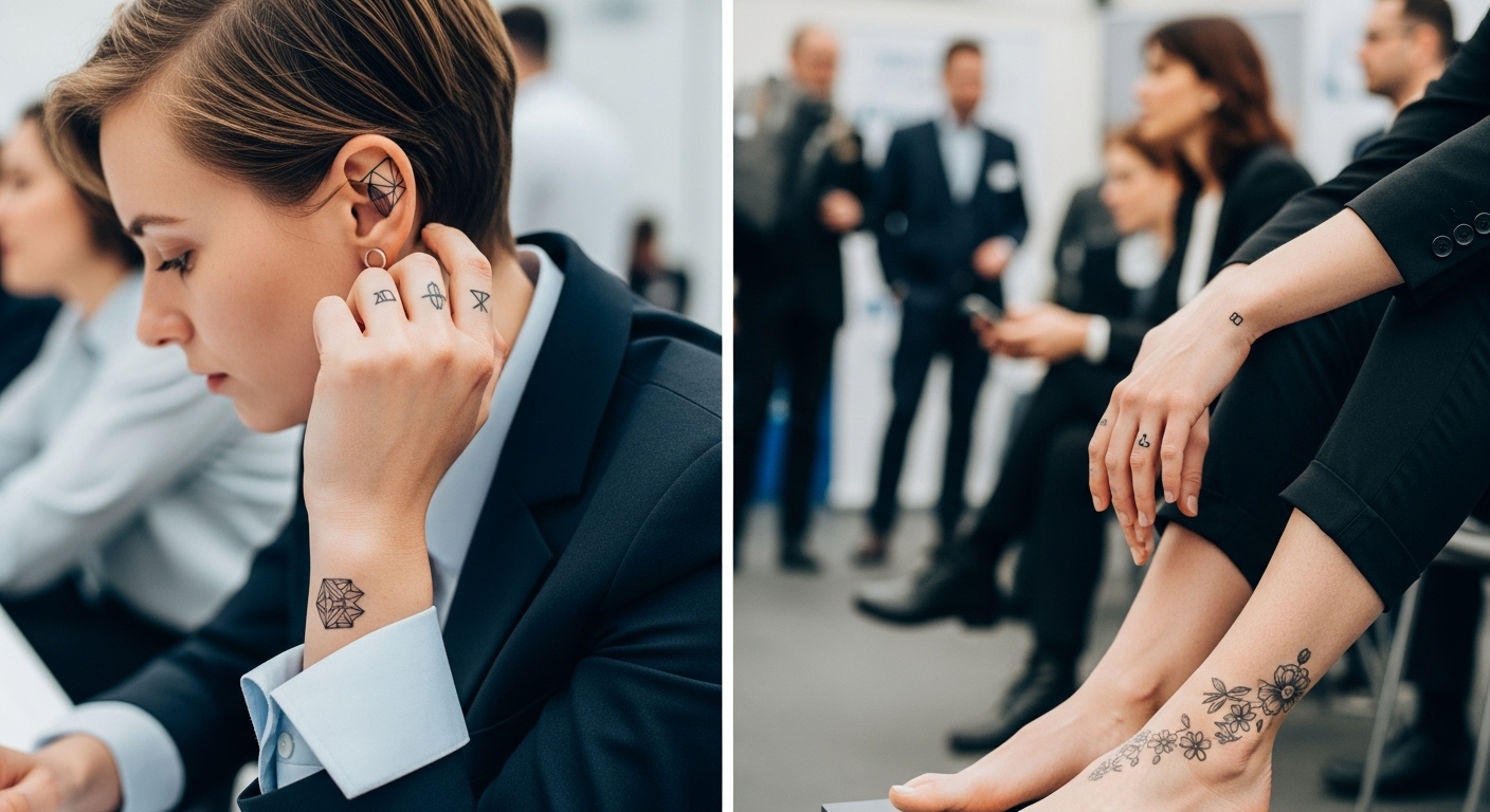 Tattoos und Job: Diskrete Designs für den Berliner Arbeitsmarkt 2025